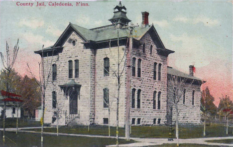 County Jail, Caledonia Minnesota, 1910