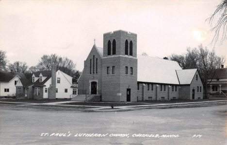St. Paul's Lutheran Church, Chatfield Minnesota, 1940's