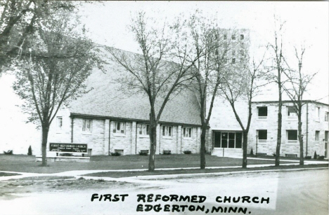 First Reformed Church, Edgerton Minnesota, 1950's