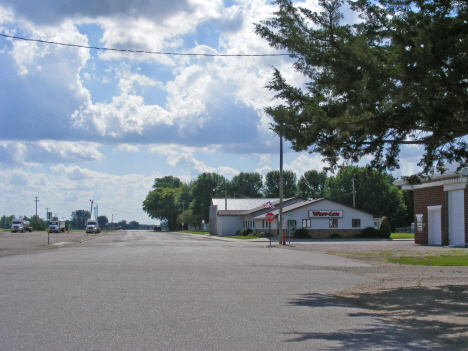 Street scene, Holloway Minnesota, 2014