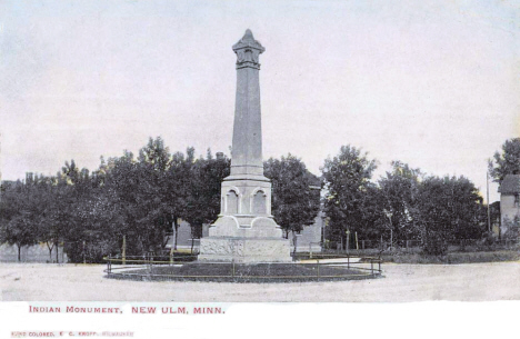 Indian Monument, New Ulm Minnesota, 1907