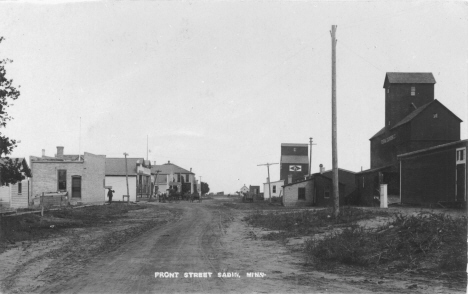 Front Street, Sabin, Minnesota, 1908