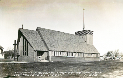 St. John's Episcopal Church by the Lake, Worthington Minnesota, 1950's