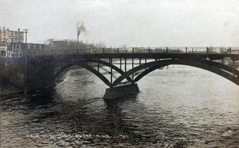 Main Street Bridge over the Rum River, Anoka Minnesota, 1920's