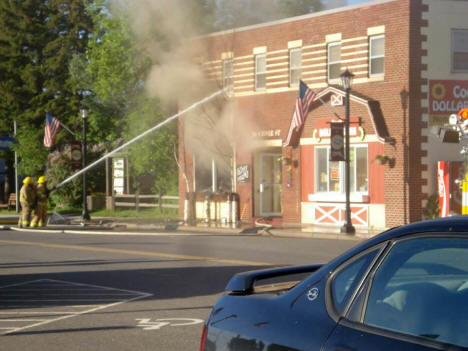Fire at Gilley's Naturals and The Dollar Barn, Cook Minnesota, 2013