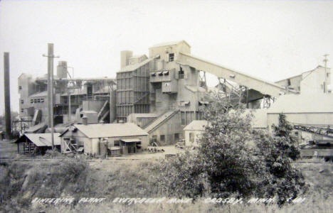 Sintering Plant at Evergreen Mine, Crosby Minnesota, 1950's