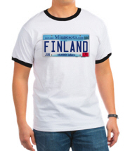 Finland License Ringer T-Shirt