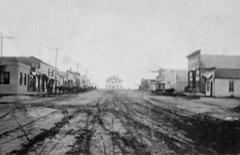 Main Street, Garrison Minnesota, 1908