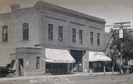New Odd Fellows Building, Hinckley Minnesota, 1910's
