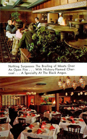 Black Angus Restaurant, Minneapolis Minnesota, 1960's