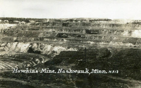 Hawkins Mine, Nashwauk Minnesota, 1910's