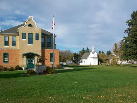 Former Shevlin School, now Clearwater County History Center, Shevlin Minnesota, 2016
