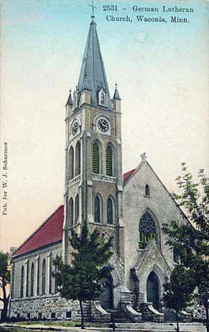 German Lutheran Church, Waconia Minnesota, 1910