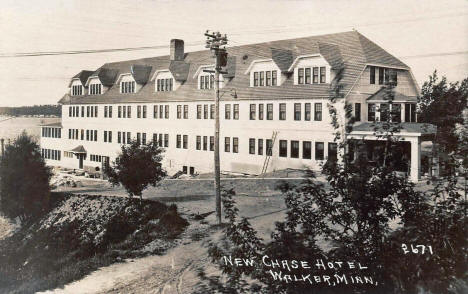 New Chase Hotel, Walker Minnesota, 1923