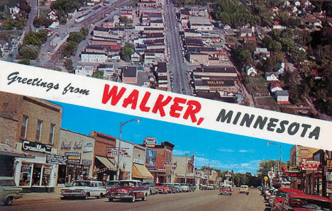 Greetings from Walker Minnesota, 1960's