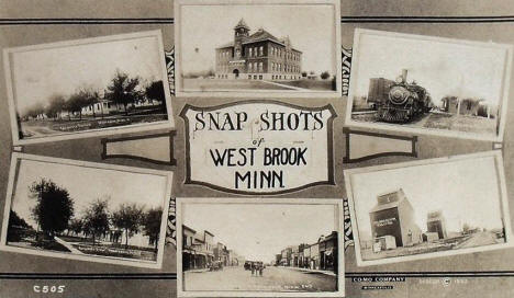 Multiple scenes, Westbrook Minnesota, 1923