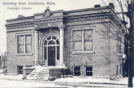 Carnegie Library, Zumbrota Minnesota, 1913