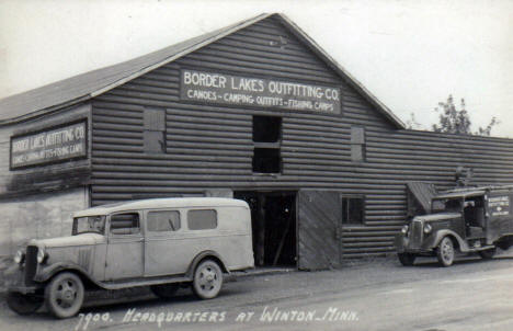 Border Lakes Outfitting Company, Winton Minnesota, 1940's