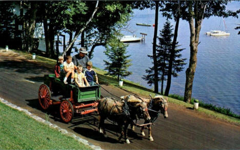 Pony Cart Ride at Shingwauk Village, Aitkin, Minnesota, 1960s