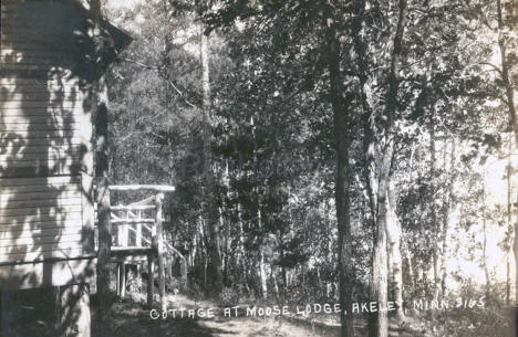 Cottage at Moose Lodge, Akeley, Minnesota, 1930s