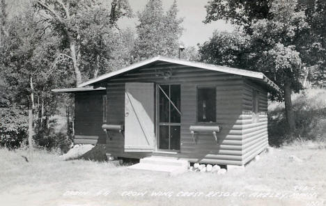 Cabin #4 at Crow Wing Crest Resort, Akeley, Minnesota, 1950s