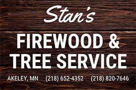 Stan's Firewood & Tree Service, Akeley, Minnesota