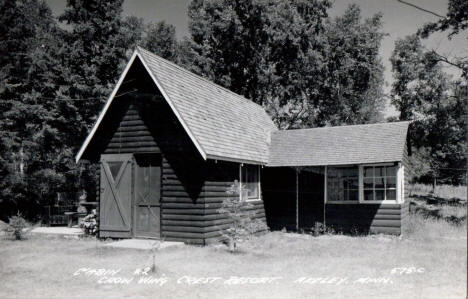 Cabin #2, Crow Wing Crest Resort, Akeley, Minnesota, 1961