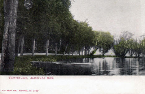 Fountain Lake, Albert Lea, Minnesota, 1905