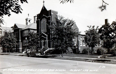 St. Theodore Catholic Church and School, Albert Lea, Minnesota, 1940s