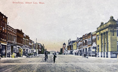 Broadway, Albert Lea, Minnesota, 1908