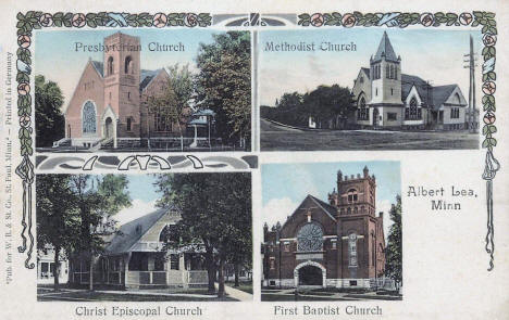 Churches of Albert Lea, Minnesota, 1909