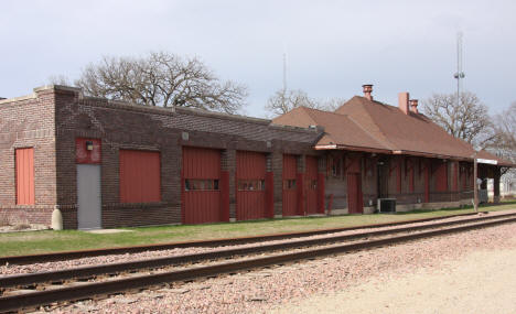 Former Chicago Milwaukee, St. Paul and Pacific Railroad Depot, Albert Lea, Minnesota, 2017