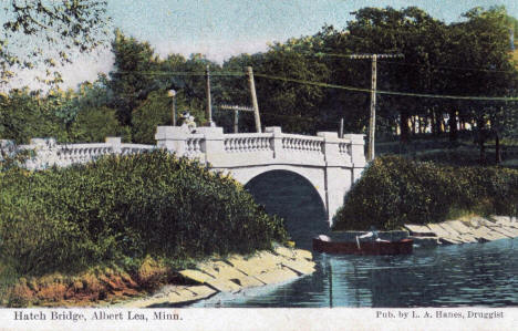 Hatch Bridge, Albert Lea, Minnesota, 1910s