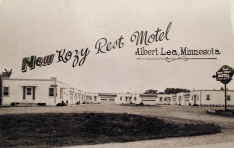 New Kozy Rest Motel, Albert Lea, Minnesota, 1950s