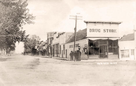 Street Scene, Herman, Minnesota, 1908