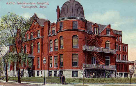 Northwestern Hospital, Minneapolis Minnesota, 1914