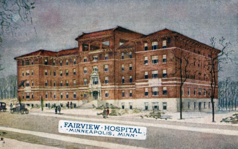 Fairview Hospital, Minneapolis Minnesota, 1910's