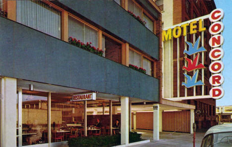 Concord Motel, Minneapolis Minnesota, 1960's
