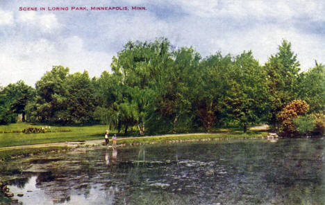 Loring Park, Minneapolis Minnesota, 1909