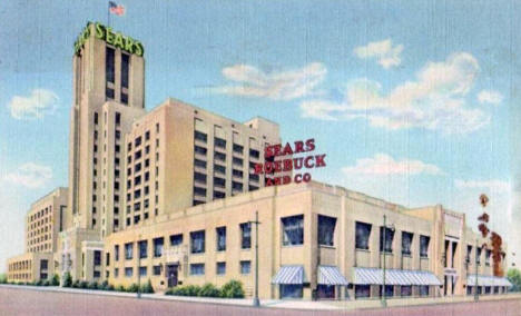Sears Store on Lake Street, Minneapolis Minnesota, 1941