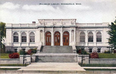 Pillsbury Library, Minneapolis Minnesota, 1910's