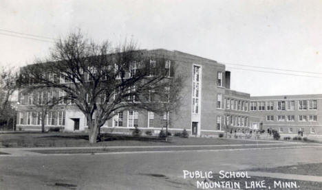 Public School, Mountain Lake Minnesota, 1940's