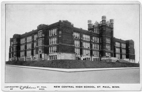 New Central High School, 275 N Lexington Parkway, St. Paul, Minnesota, 1912