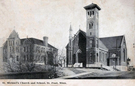 St. Michael's Church and School, St. Paul, Minnesota, 1913