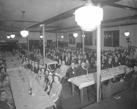 Church supper, Midway Tabernacle, St. Paul, Minnesota, 1940