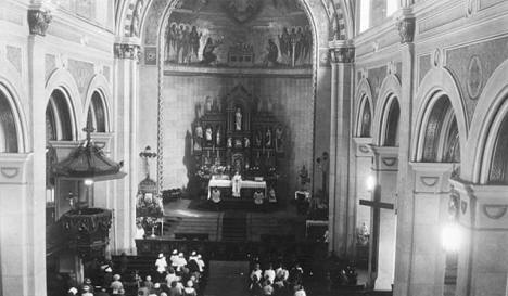 Mass at Assumption Church, St. Paul, Minnesota, 1935