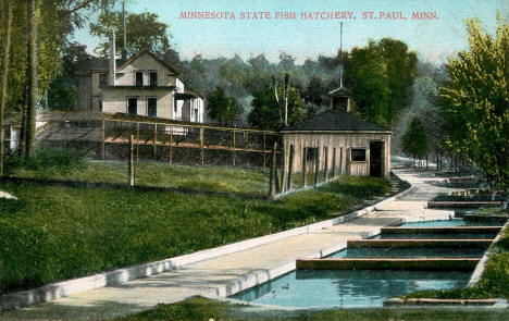 Minnesota State Fish Hatchery, Mounds Park, St. Paul, Minnesota, 1905