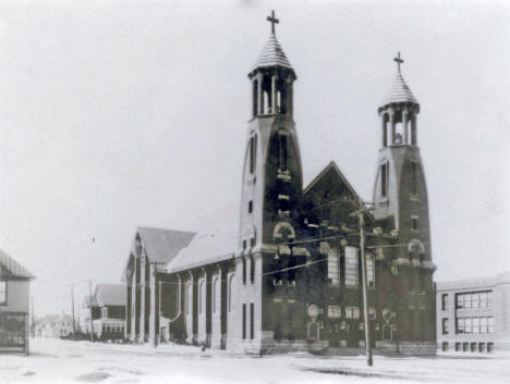 St. Bernard's Church and School, St. Paul, Minnesota, 1890