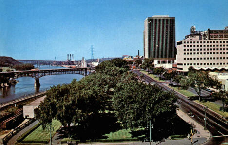 Kellogg Boulevard and the Hilton Hotel, St. Paul, Minnesota, 1960s