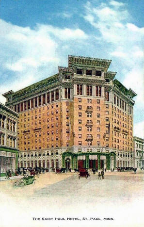 The Saint Paul Hotel, St. Paul, Minnesota, 1910s